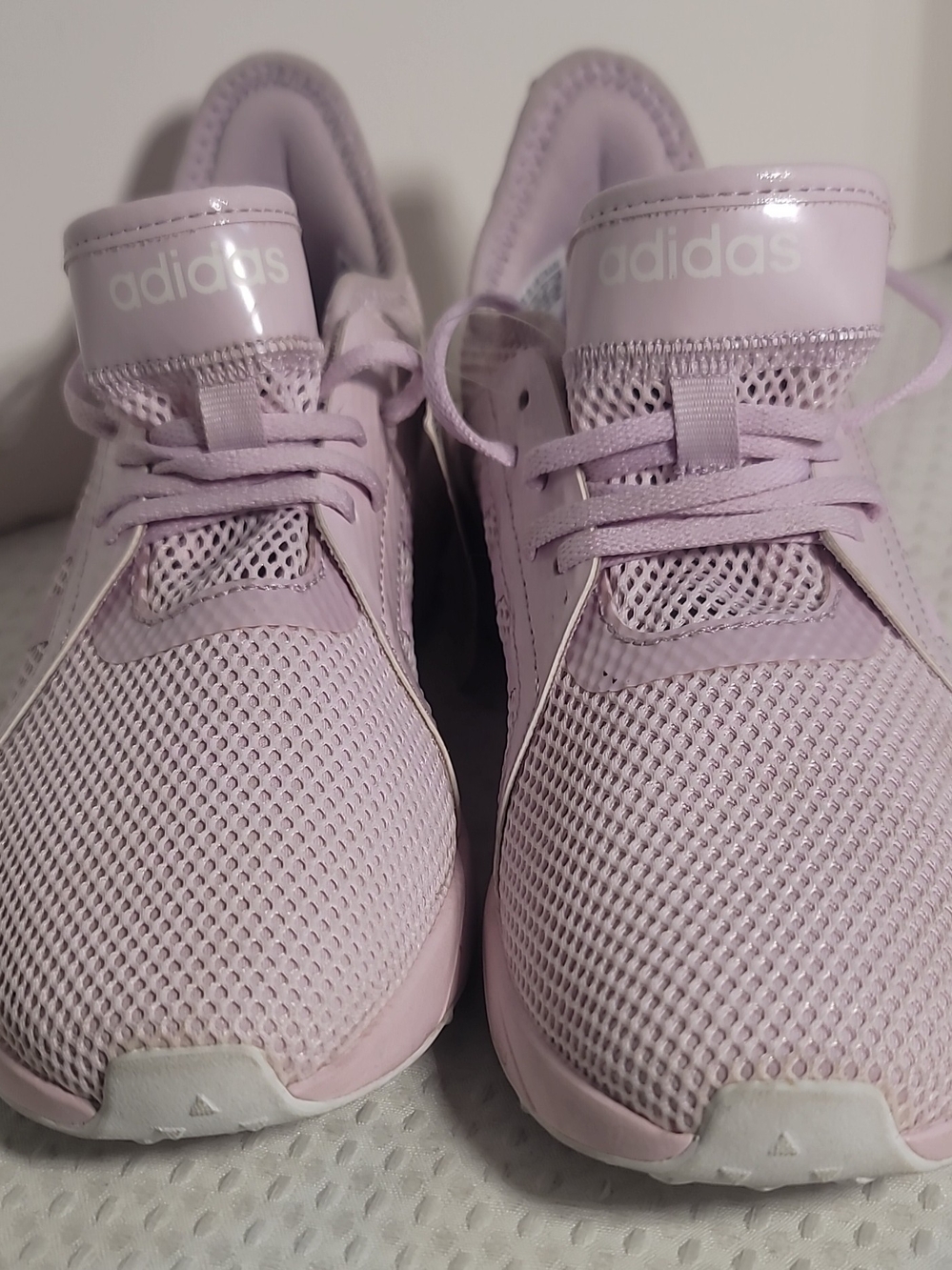 adidas Light Pink Knit Sneakers